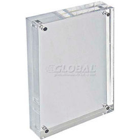 Acrylic Vertical/Horizontal Block Frame, 8.5" x 5.5", 1 Piece