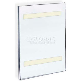 Horizontal Wall Mount Sign Holder W/ Adhesive Tape, 8.5" x 14" - Pkg Qty 10