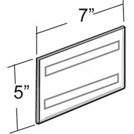 Horizontal Wall Mount Sign Holder W/ Adhesive Tape, 7" x 5" - Pkg Qty 10