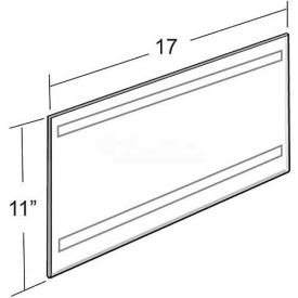 Horizontal Wall Mount Sign Holder W/ Adhesive Tape, 17" x 11" - Pkg Qty 10