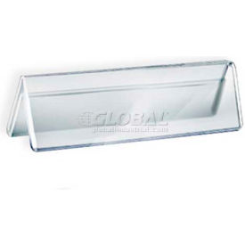 192801 Acrylic Two-Sided Nameplate, 6" x 2", Acrylic - Pkg Qty 10