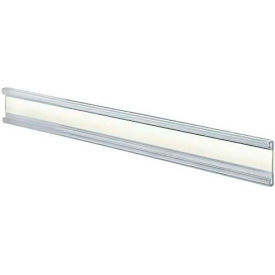 Adhesive-Back C-Channel Nameplate, 6" x 1", Acrylic - Pkg Qty 10