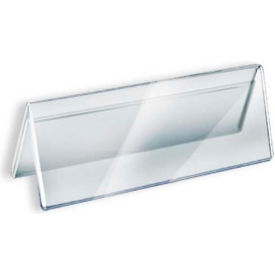 Acrylic Two-Sided Nameplate, 8.5" x 3", Acrylic - Pkg Qty 10