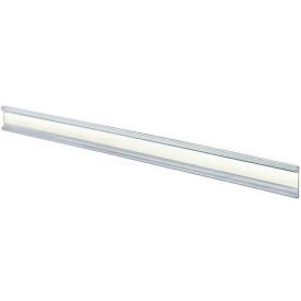 Adhesive-Back C-Channel Nameplate, 11" x 1", Acrylic - Pkg Qty 10