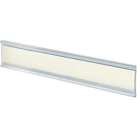 Adhesive-Back C-Channel Nameplate, 6" x 1.5", Acrylic - Pkg Qty 10