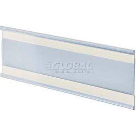 199610 Adhesive-Back C-Channel Nameplate, 6" x 3", Acrylic - Pkg Qty 10