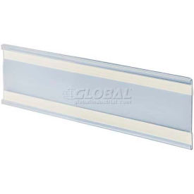 Adhesive-Back C-Channel Nameplate, 8.5" x 3", Acrylic - Pkg Qty 10