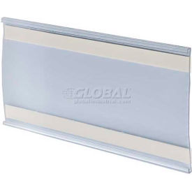 Adhesive-Back C-Channel Nameplate, 6" x 4", Acrylic - Pkg Qty 10