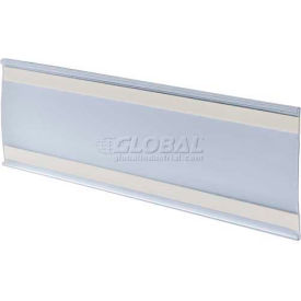 Adhesive-Back C-Channel Nameplate, 11" x 4", Acrylic - Pkg Qty 10