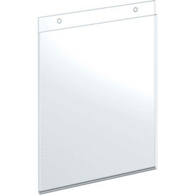 162718 Vertical Wall Mount Acrylic Sign Holder, 8" x 10", Acrylic - Pkg Qty 10