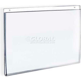 Horizontal Wall Mount Acrylic Sign Holder, 7" x 5", Acrylic - Pkg Qty 10
