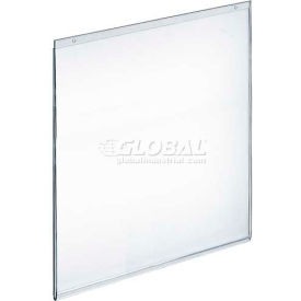 Vertical Wall Mount Acrylic Sign Holder, 17" x 22", Acrylic - Pack of 10