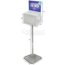 Extra Large Acrylic Suggestion Box on Pedestal, 11" x 8.25", Acrylic ,1 Piece