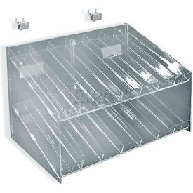 2-Tiered, 14-Compartment Cosmetic Tray