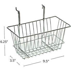 Wire Basket 6 1/4"H Chrome - Pkg Qty 2