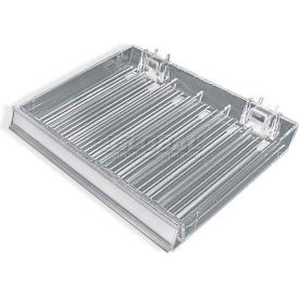 6-Section Eyeshadow Tray, Pegboard/Slatwall, 12" x 1.25", Acrylic - Pkg Qty 2
