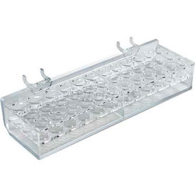 225522 36-Section Cosmetic Tray, Pgbrd/Slatwall, 10.25" x 2", Acrylic - Pkg Qty 2