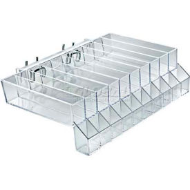 225555 10-Section Lipstick Tray With Tester Acrylic - Qty 2