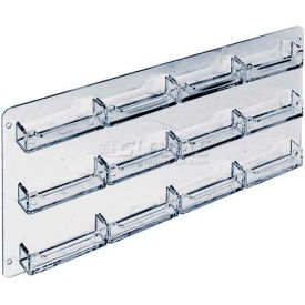 12-Pocket Wall Mount Business Card Holder, 17.25" x 8.5" - Pkg Qty 2