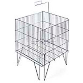 Global Approved Square Large Wire Dump Bin, 23" x 33", Metal, 1 Piece