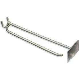 8" Metal Scan Hook, Galvanized Metal Finish - Pkg Qty 50