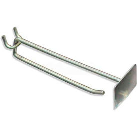 6" Metal Scan Hook, Galvanized Metal Finish - Pkg Qty 50
