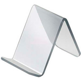Acrylic Easel with 1" Lip, 1.875" x 3.5" x 2.5" - Pack of 10