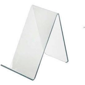 Acrylic Easel with 1.25" Lip, 2.5" x 4.125", Acrylic - Pkg Qty 10