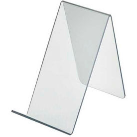 Acrylic Easel with 1.75" Lip, 3.5" x 6.5", Acrylic - Package Quantity 10