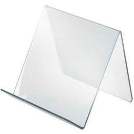 Acrylic Easel with 1.75" Lip, 7" x 6.5", Acrylic Material - Qty 10