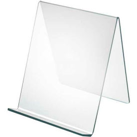 Acrylic Easel W/ 1.75" Lip, 9" x 10.5", Acrylic - Pkg Qty 10