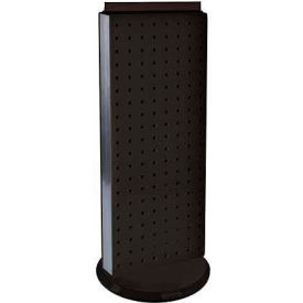 Revolving Pegboard Countertop Display Unit, 8" x 20", Black ,1 Piece