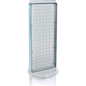 Revolving Pegboard Countertop Display Unit, 8" x 20", Clear ,1 Piece