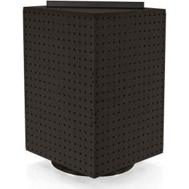 Interlocking Pegboard Countertop Display, 14" x 20", Black Solid ,1 Piece