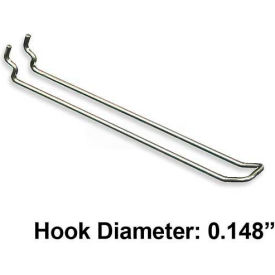 8" Safety Metal Loop Hook, Galvanized - Pkg Qty 50