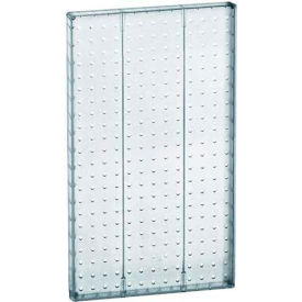 Pegboard Wall Panel, 13.5" x 22", Clear Opaque - Pkg Qty 2