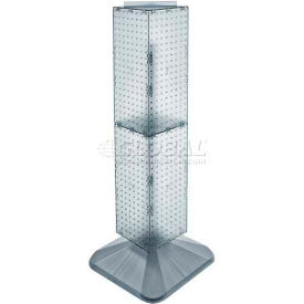 4-Sided Interlocking Pegboard Display, 8" x 40", Clear Opaque ,1 Piece