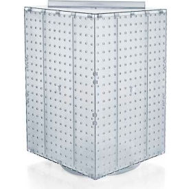 Interlocking Pegboard Countertop Display 14" x 20" Clear Opaque 1 Piece