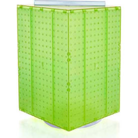 Interlocking Pegboard Countertop Display 14" x 20" Green Opaque 1 Piece