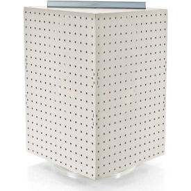 Interlocking Pegboard Countertop Display, 14" x 20", White Solid ,1 Piece