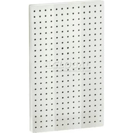 Pegboard Wall Panel, 13.5" x 22", White Solid - Pkg Qty 2