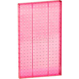 Pegboard Wall Panel, 13.5" x 22", Pink Opaque - Pkg Qty 2
