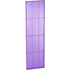Purple Pegboard Wall Panel, 16" x 60" - Pkg Qty 2
