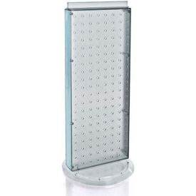 Two-Sided Non-Revolving Pegboard Countertop Display, 8" x 20", Clear