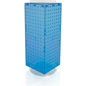 Interlocking Pegboard Countertop Display, 8" x 20", Blue ,1 Piece