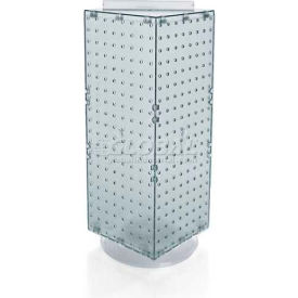 Interlocking Pegboard Countertop Display, 8" x 20", Clear ,1 Piece
