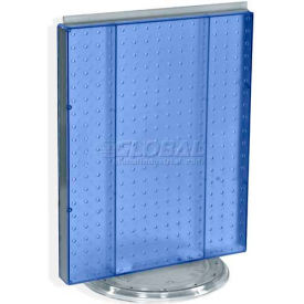 Pegboard Countertop Display, 16" x 20", Blue Opaque ,1 Piece
