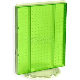 700500-GRE Pegboard Countertop Display, 16" x 20", Green Opaque ,1 Piece