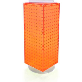 Interlocking Pegboard Countertop Display, 8" x 20", Orange ,1 Piece