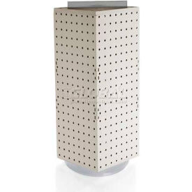 Interlocking Pegboard Countertop Display, 8" x 20", White ,1 Piece